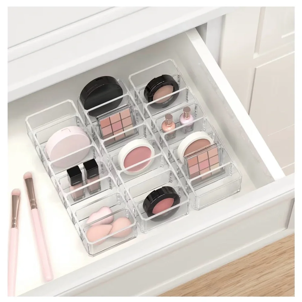 CLEAR ACRYLIC MAKEUP ORGANIZER